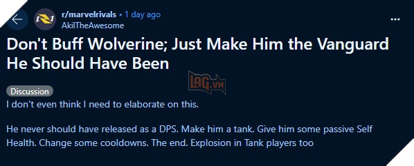 Nguoi Choi Marvel Rivals Dang Cat Luc Keu Goi Nha Phat Trien Chinh Sua Lai Wolverine 2 Marvel Rivals Wolverine