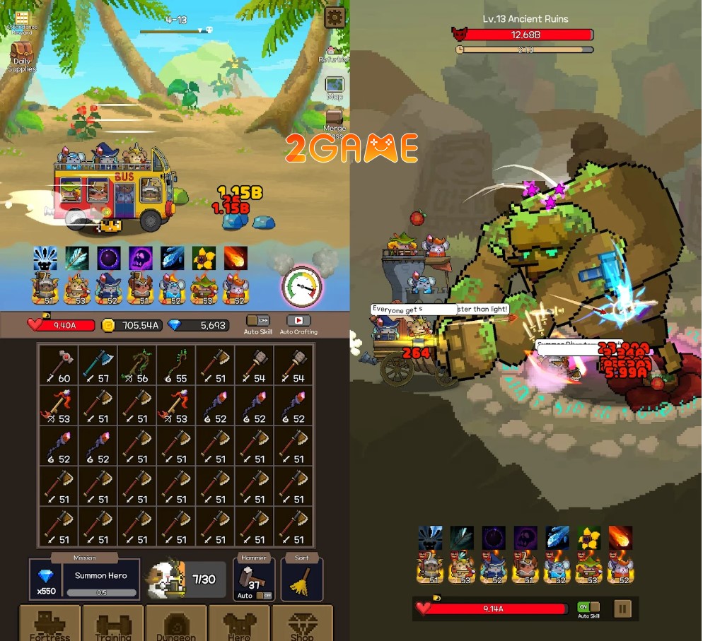 merge-hamster-5 MERGE HAMSTER – Game nhàn rỗi về những chú chuột đáng yêu merge hamster 5