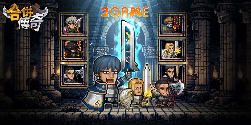 Đủ loại tạo hình độc đáo cho người chơi thay đổi trong game Merge Knights