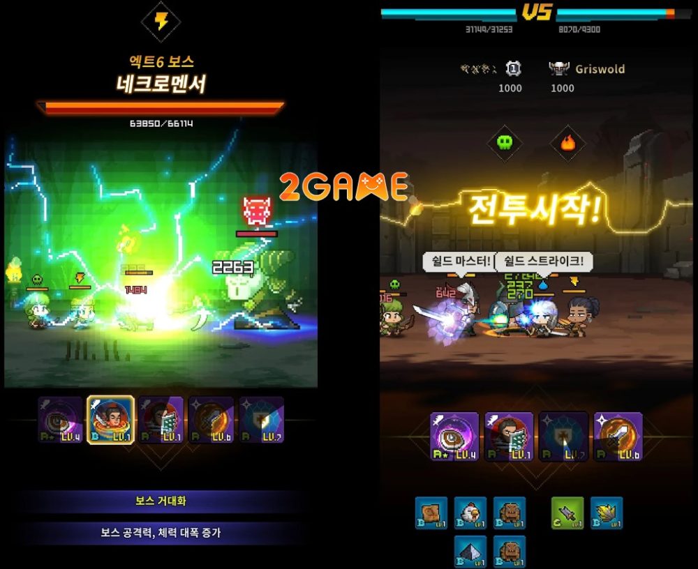Merge Knights – Game pixel độc đáo của hãng game Wemade Connect merge knights 5 1