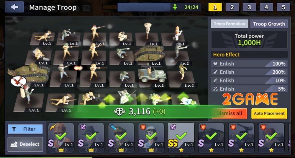 military-war-3 Chiêu mộ các binh lính từ những đội quân nổi tiếng trong Military War