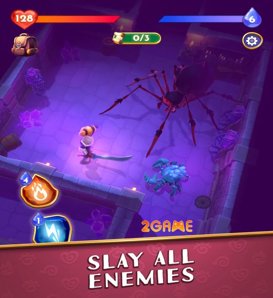 mistland-saga-rpg-games-2 Chiến đấu với đủ loại quái vật khác nhau trong game Mistland Saga RPG Games