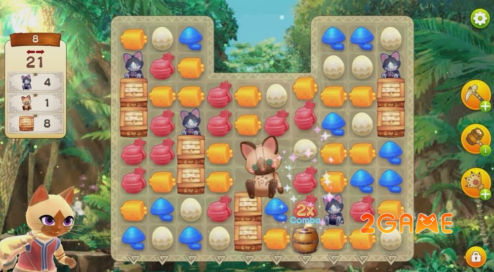 monster-hunter-puzzles-ios-android-2 Monster Hunter Puzzles: Felyne Isles – Match-3 để cứu Catizens khỏi quái vật monster hunter puzzles ios android 2