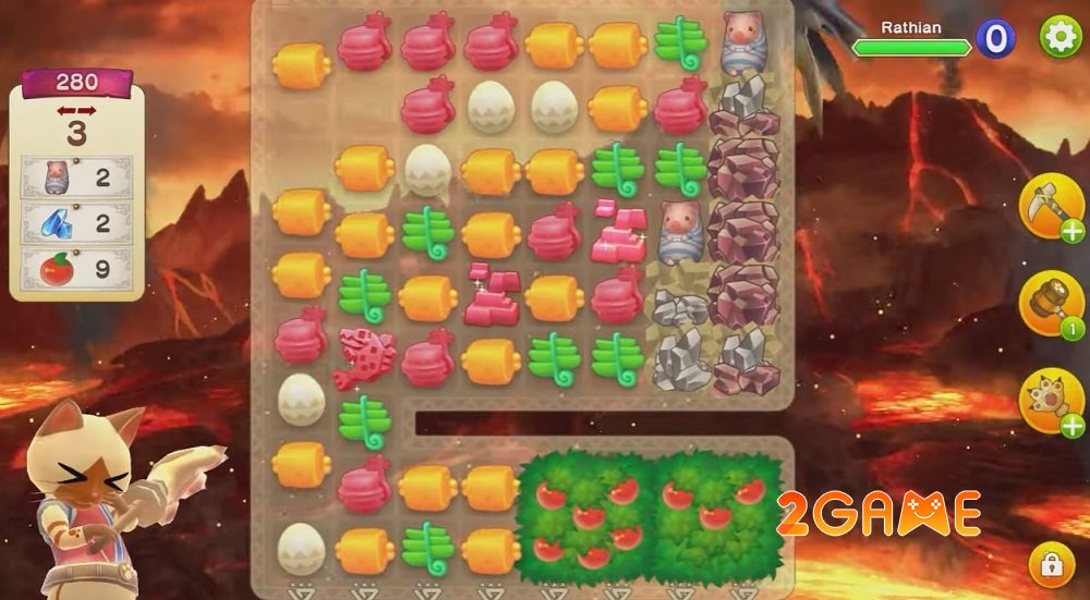 monster-hunter-puzzles-ios-android-4 Monster Hunter Puzzles: Felyne Isles – Match-3 để cứu Catizens khỏi quái vật monster hunter puzzles ios android 4