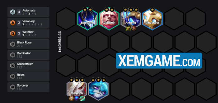 ĐTCL 14.24b: Thử nghiệm với con bài Morgana – Amumu Cổ Máy Tự Động reroll morgana co may tu dong 2