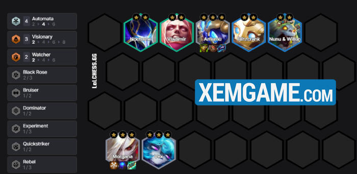 ĐTCL 14.24b: Thử nghiệm với con bài Morgana – Amumu Cổ Máy Tự Động reroll morgana co may tu dong 3