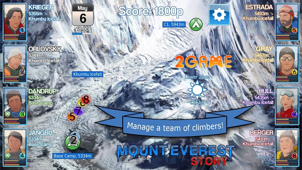 mountevereststory-1 Mount Everest Story – Game chiến thuật leo núi chinh phục đỉnh cao mới lạ mountevereststory 1