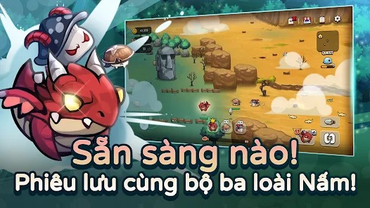 mushroom-go-1 Mushroom Go: Phiêu lưu cùng đội quân nấm đáng yêu đã có mặt trên iOS và Android mushroom go 1