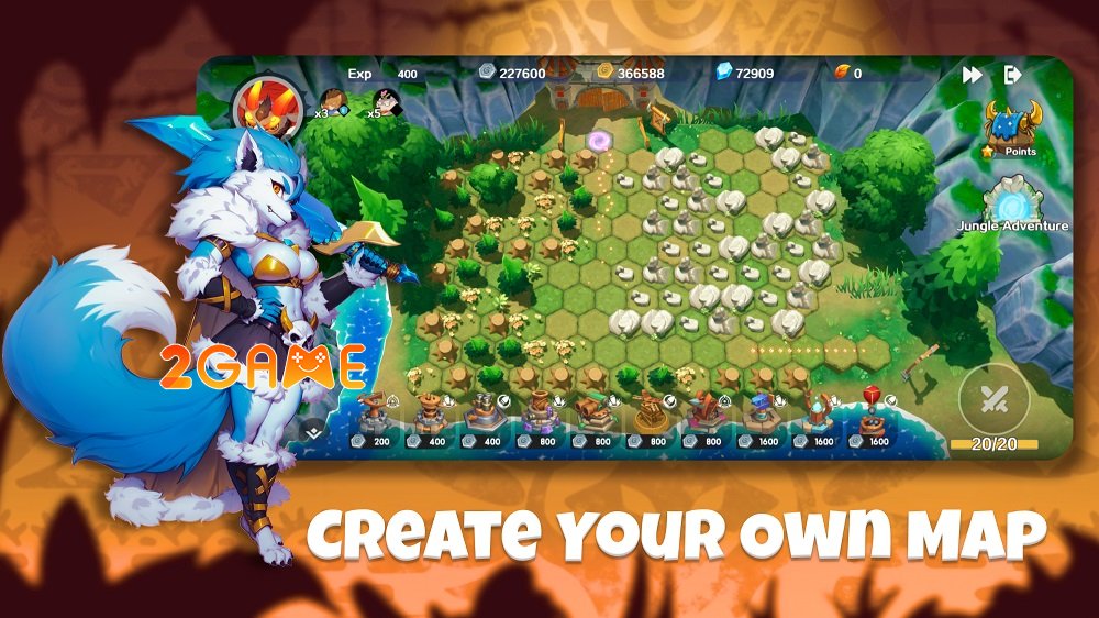 natureguardians-5 Nature Guardians – Game phòng thủ tháp chiến trường lục giác sáng tạo natureguardians 5