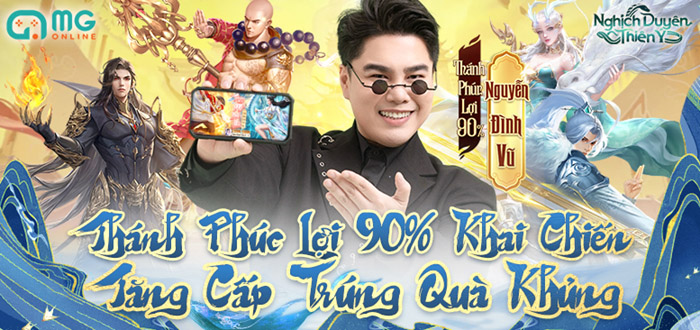 “Tăng Cấp! Giảm 90% Trúng Quà Khủng”, cơ hội để săn quà ngày ra mắt Nghịch Duyên Thiên Ý nghich duyen thien y open beta 2