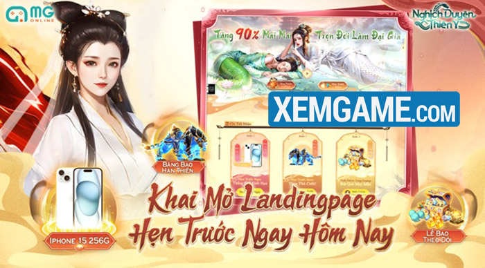 Nghịch Duyên Thiên Ý – MMORPG “Tặng 90% Trọn Đời” mở hẹn trước, tặng quà khủng cho game thủ nhanh tay nghich duyen thine y 25 6 4