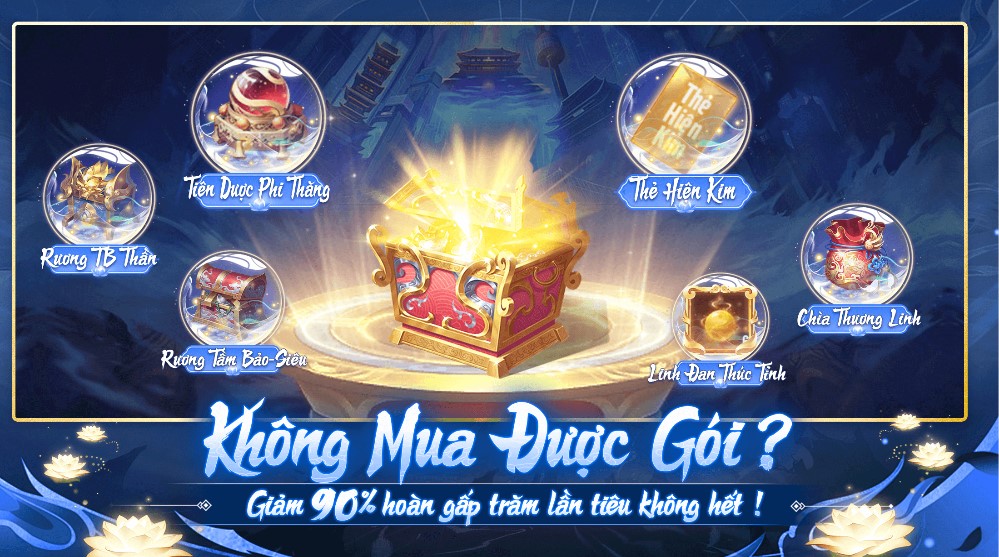Nghịch Duyên Thiên Ý ưu đãi 90% trọn đời khiến các game thủ thích mê