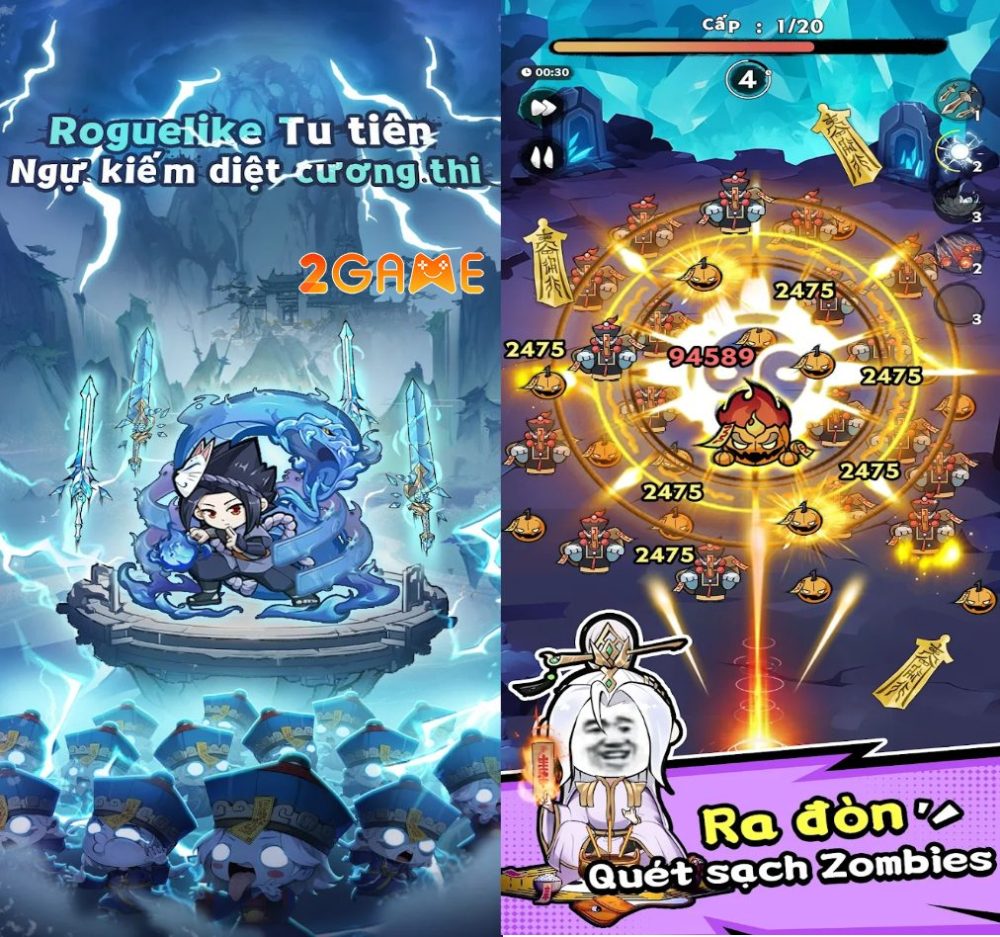 Ngự Kiếm Quét Bát Hoang – Game tu tiên theo phong cách thủ thành roguelike độc đáo ngu kiem quet bat hoang 1 1