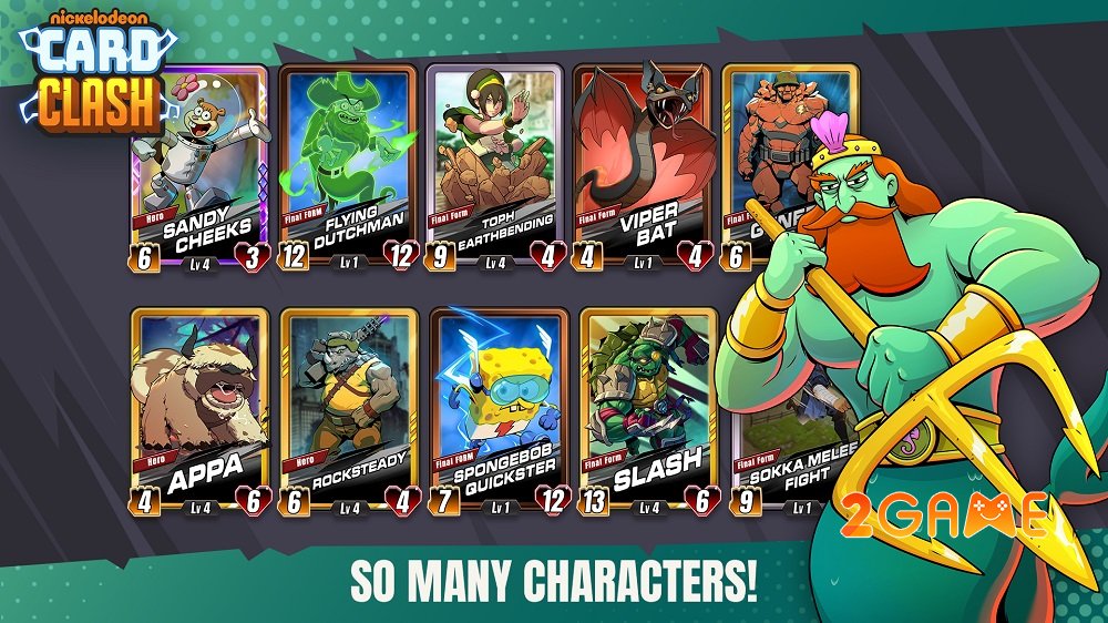 Nickelodeon Card Clash – Tựa game thẻ bài mới tập hợp các nhân vật nổi tiếng của Nickelodeon nickelodeoncardclash 1
