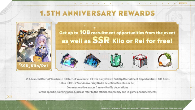 NIKKE bat ngo tang hang tan qua tang cho game thu, fan cua Hoyoverse chi biet uoc 2 NIKKE bất ngờ tặng hàng tấn quà tặng cho game thủ, fan của Hoyoverse chỉ biết ước