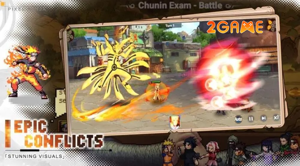 ninja-pixel-strike-1 Ninja Pixel Strike – Game mobile được chuyển thể từ anime Naruto nổi tiếng ninja pixel strike 1