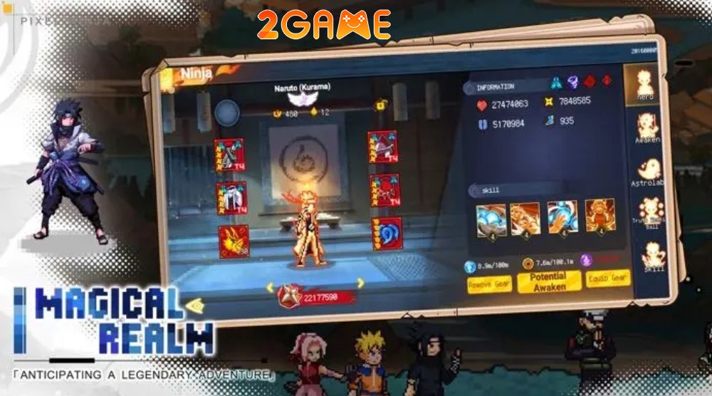 ninja-pixel-strike-2 Ninja Pixel Strike – Game mobile được chuyển thể từ anime Naruto nổi tiếng ninja pixel strike 2