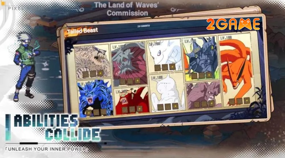 ninja-pixel-strike-4 Ninja Pixel Strike Thu phục Vĩ Thú và bồi dưỡng chúng trở nên mạnh mẽ hơn