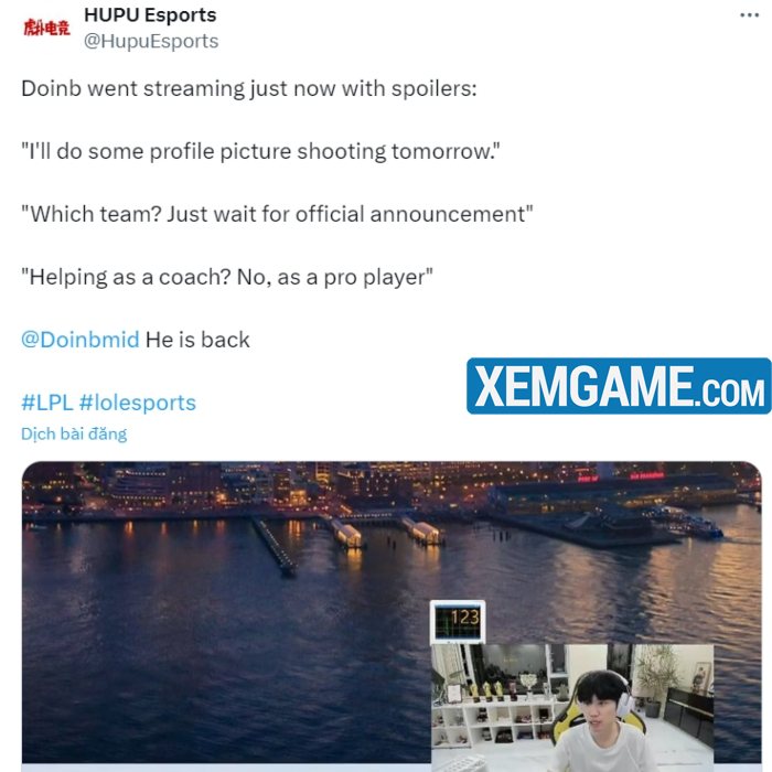 LMHT: Doinb tuyên bố trở lại thi đấu ở LPL trong ngày sinh nhật tuổi 28 nip doinb 2025