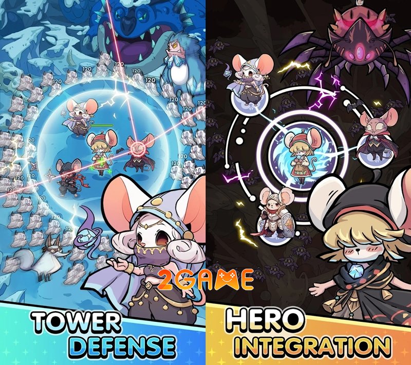 nobody-1 Nobody là tựa game thủ thành màn hình dọc có tạo hình nhân vật là những chú chuột đáng yêu