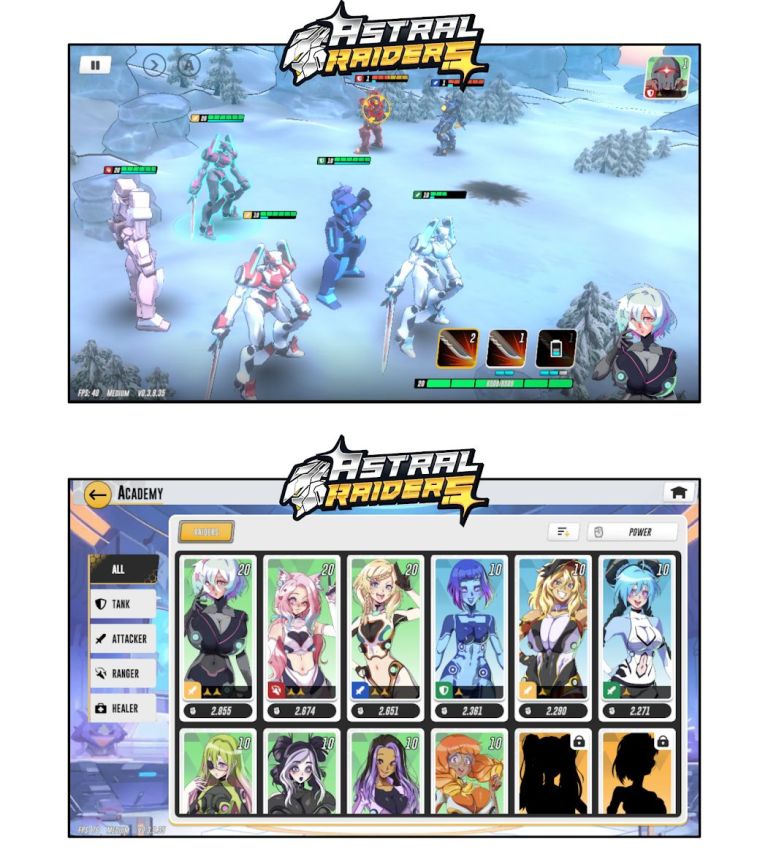 odjmdvf Astral Raider: Game mobile Turn-Based RPG 3D chiến thuật 5v5 đã chính thức mở Early Access odjmdvf