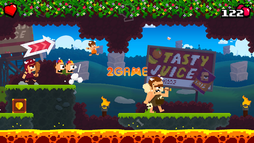 ooga-booga-troubles-in-time-3 Du hành thời gian cùng game phiêu lưu cuộn cảnh đồ họa pixel Ooga Booga: Troubles in Time ooga booga troubles in time 3