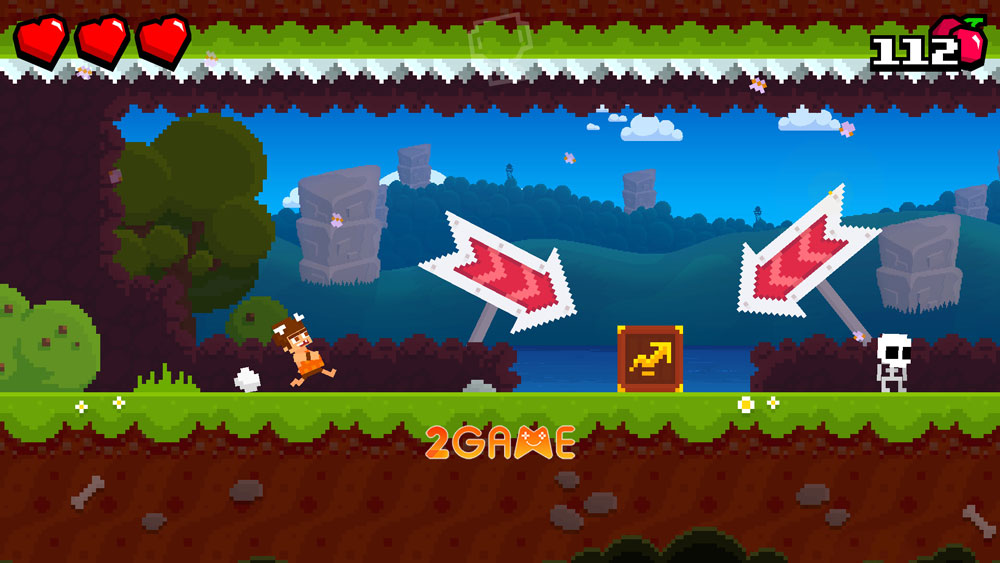 ooga-booga-troubles-in-time-4 Du hành thời gian cùng game phiêu lưu cuộn cảnh đồ họa pixel Ooga Booga: Troubles in Time ooga booga troubles in time 4