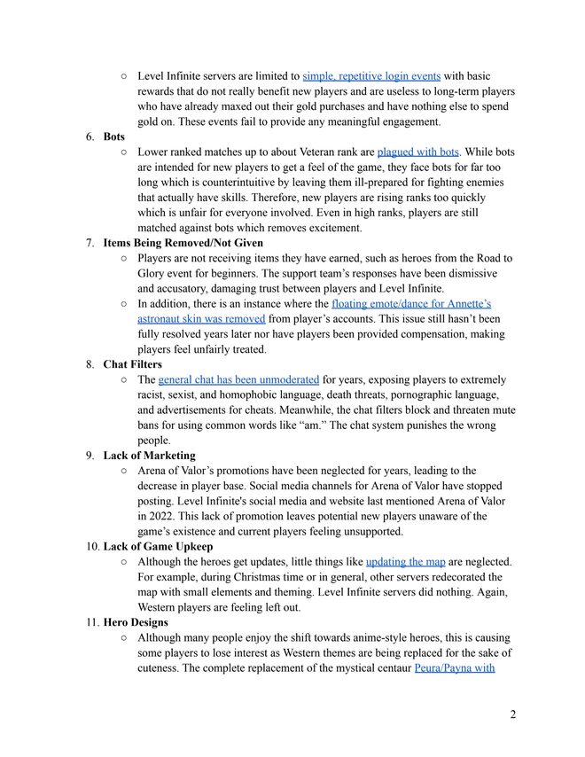 Quá bất lực, người chơi Liên Quân quốc tế phải viết cả tâm thư để “cầu xin” Tencent chú ý- Ảnh 5. Quá bất lực, người chơi Liên Quân quốc tế phải viết cả tâm thư để “cầu xin” Tencent chú ý- Ảnh 5.