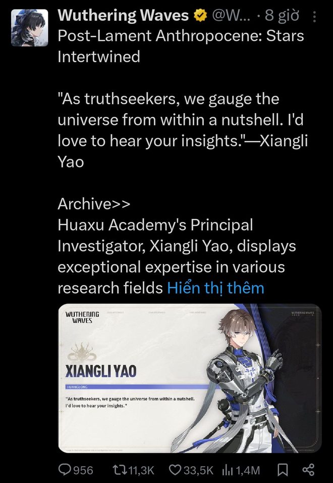 Vừa nhá hàng 2 nhân vật mới, Wuthering Waves đã phải đối mặt với nguy cơ “lỗ nặng”?- Ảnh 3. Vừa nhá hàng 2 nhân vật mới, Wuthering Waves đã phải đối mặt với nguy cơ “lỗ nặng”?- Ảnh 3.