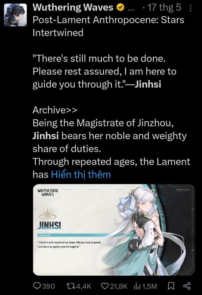 Vừa nhá hàng 2 nhân vật mới, Wuthering Waves đã phải đối mặt với nguy cơ “lỗ nặng”?- Ảnh 5. Vừa nhá hàng 2 nhân vật mới, Wuthering Waves đã phải đối mặt với nguy cơ “lỗ nặng”?- Ảnh 5.