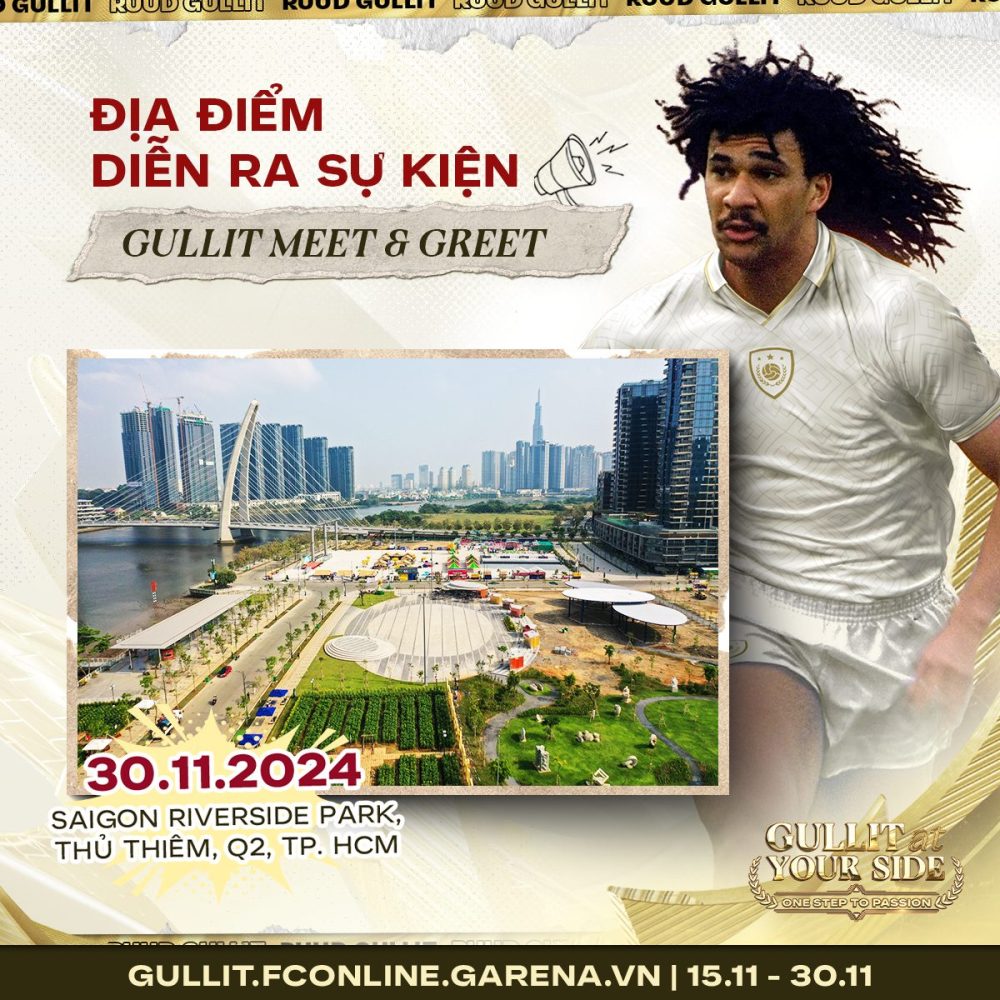 Ruud Gullit đến Việt Nam: sự kiện đáng chờ đợi nhất tháng 11 dành cho người hâm mộ bóng đá - Ảnh 1. Ruud Gullit đến Việt Nam: sự kiện đáng chờ đợi nhất tháng 11 dành cho người hâm mộ bóng đá - Ảnh 1.