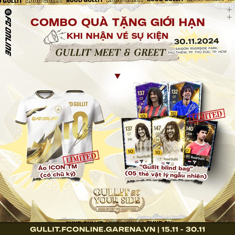 Ruud Gullit đến Việt Nam: sự kiện đáng chờ đợi nhất tháng 11 dành cho người hâm mộ bóng đá - Ảnh 2. Ruud Gullit đến Việt Nam: sự kiện đáng chờ đợi nhất tháng 11 dành cho người hâm mộ bóng đá - Ảnh 2.