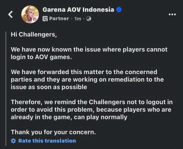 Cộng đồng game thủ hết sức lo ngại trước biến cố máy chủ của Liên Quân Mobile - Ảnh 4. Cộng đồng game thủ hết sức lo ngại trước biến cố máy chủ của Liên Quân Mobile - Ảnh 4.