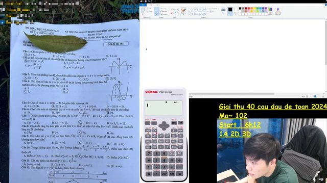 Em Chè ĐTCL livestream giải đề thi THPT quốc gia, điểm số khiến người xem phải giật mình bất ngờ - Ảnh 2.