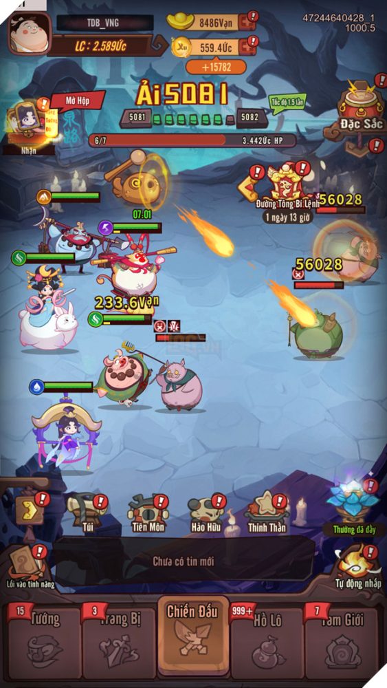 Trai nghiem the gioi chuan nguyen tac Tay Du Ky cung Tay Du Beo VNG Trải nghiệm thế giới chuẩn nguyên tác Tây Du Ký cùng Tây Du Béo VNG