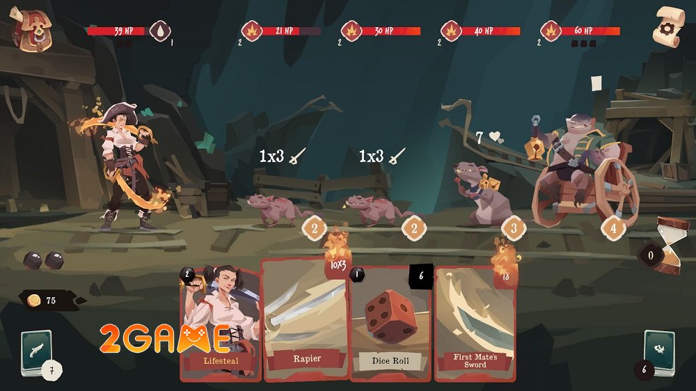 Pirate Outlaws 2: Heritage đưa bạn trở lại biển cả với lối chơi chiến thuật thẻ bài roguelike pirateoutlaws2heritage 4