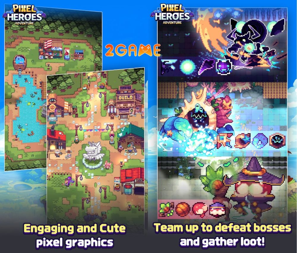 pixel-heroes-adventure-mmo-1 Pixel Heroes Adventure MMO – Game nhập vai độc đáo trên mobile pixel heroes adventure mmo 1