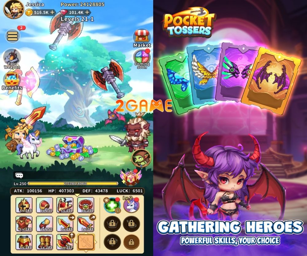 pocket-tossers-2 Lối chơi độc lạ của tựa game Pocket Tossers khiến nhiều game thủ thích thú