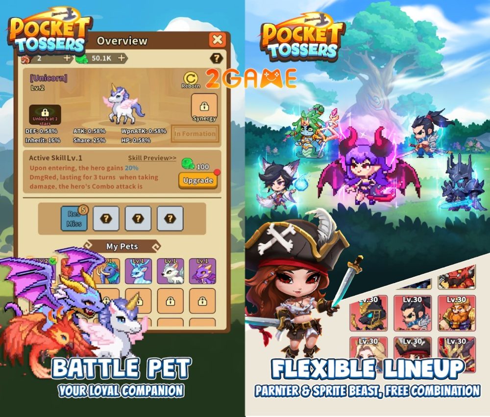 pocket-tossers-3 Dàn nhân vật quen thuộc xuất hiện trong tựa game mở rương Pocket Tossers