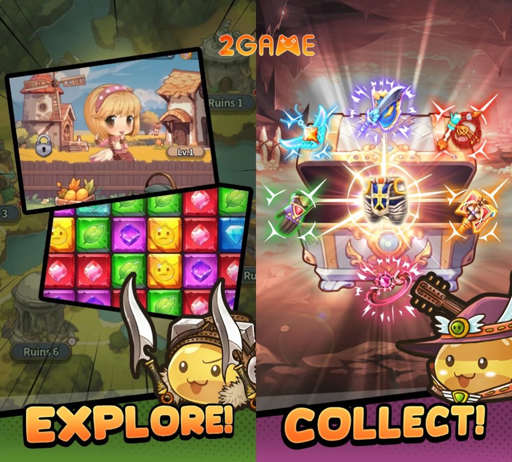 poring-rush-3-1 Thu thập và khám phá trong game Poring Rush