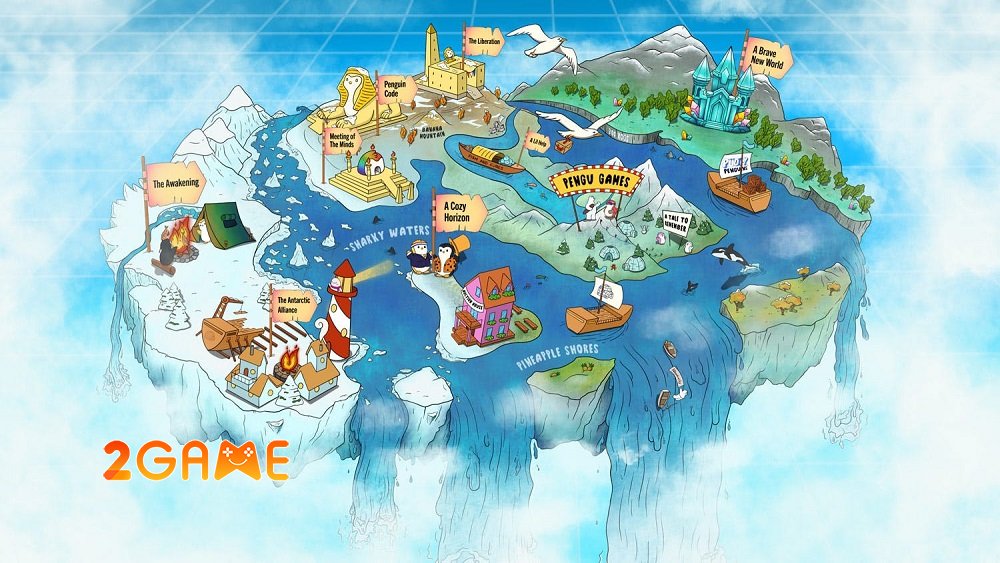 pudgylife-1 Pudgy Life – Game mô phỏng sắp ra mắt có sự góp mặt của Pudgy Penguins pudgylife 1