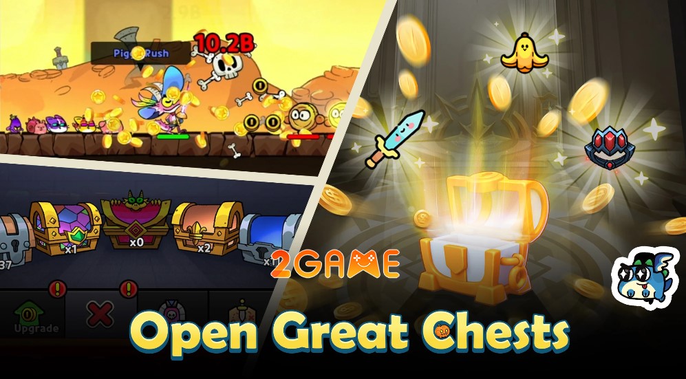 Mở rương và nhận được các vật phẩm cực xịn