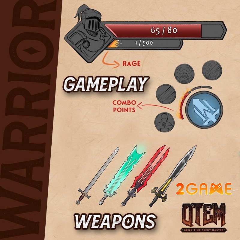 QTEM: Quick Time Event Master – Game hành động đánh bại kẻ thù bằng QTE quicktimeeventmaster 3