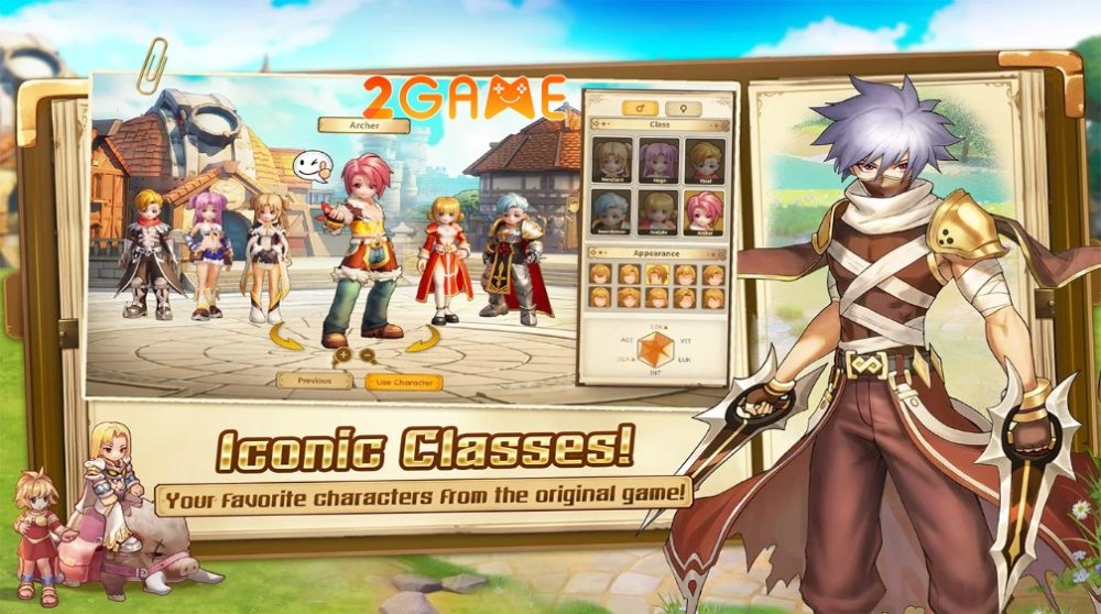 Các lớp nhân vật quen thuộc trong game Ragnarok: Rebirth