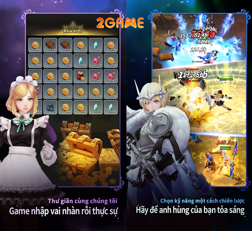 revenger-saga-idle-rpg-2 Revenger Saga Idle RPG có Lối chơi nhập vai nhàn rỗi cực hot