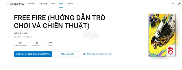 Xuat hien sach huong dan choi Free Fire voi gia len den hang trieu dong 2 Xuất hiện sách hướng dẫn chơi Free Fire với giá lên đến hàng triệu đồng