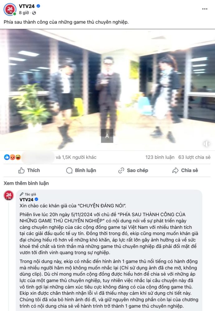 Ekip VTV24 xin lỗi- Ảnh 1. Ekip VTV24 xin lỗi- Ảnh 1.