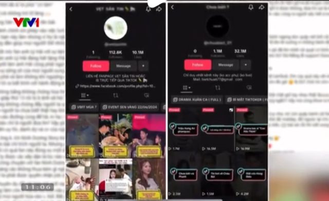 Kênh TikTok ẩn danh, chuyên