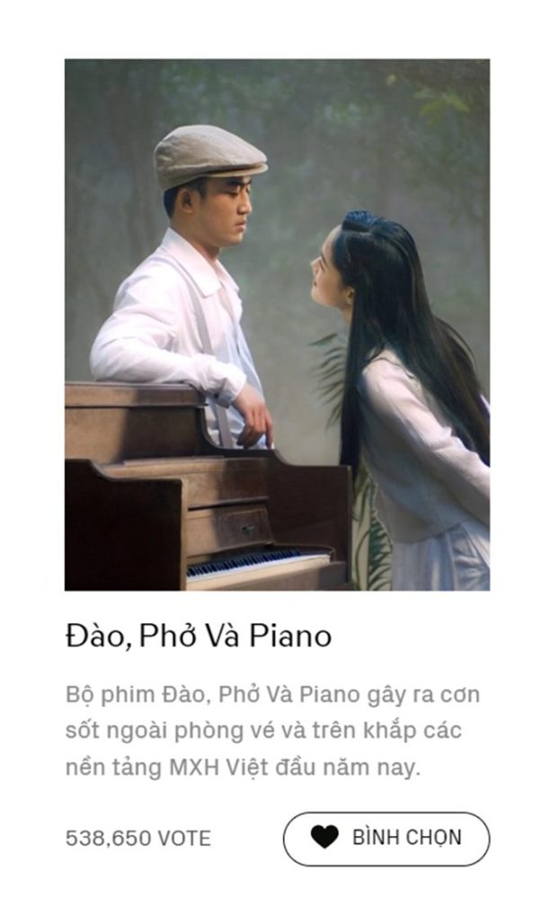 Hơn 500 nghìn lượt bình chọn cho 1 phim Việt ở WeChoice Awards 2024: Tinh thần tự hào dân tộc là thế đó!- Ảnh 1. Hơn 500 nghìn lượt bình chọn cho 1 phim Việt ở WeChoice Awards 2024: Tinh thần tự hào dân tộc là thế đó!- Ảnh 1.