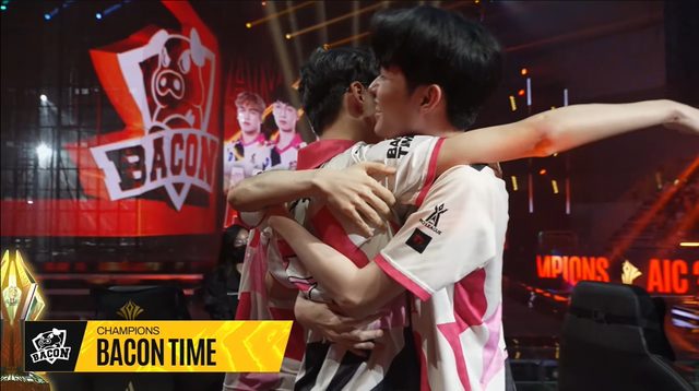 Bacon Time hủy diệt “RPL Slayder”, chiến thắng tuyệt đối ở AIC 2024 khiến fan Liên Quân choáng ngợp- Ảnh 5. Bacon Time hủy diệt “RPL Slayder”, chiến thắng tuyệt đối ở AIC 2024 khiến fan Liên Quân choáng ngợp- Ảnh 5.